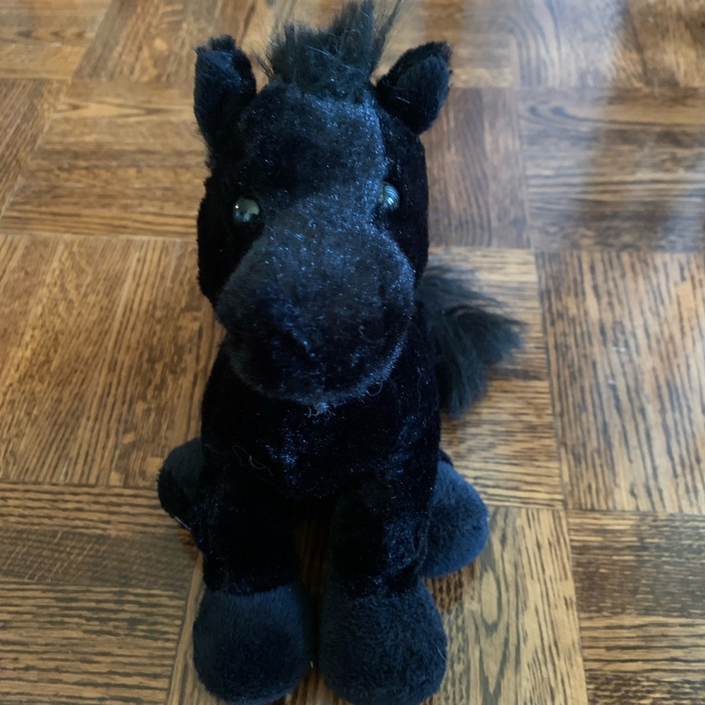 webkinz black horse stuffed animal